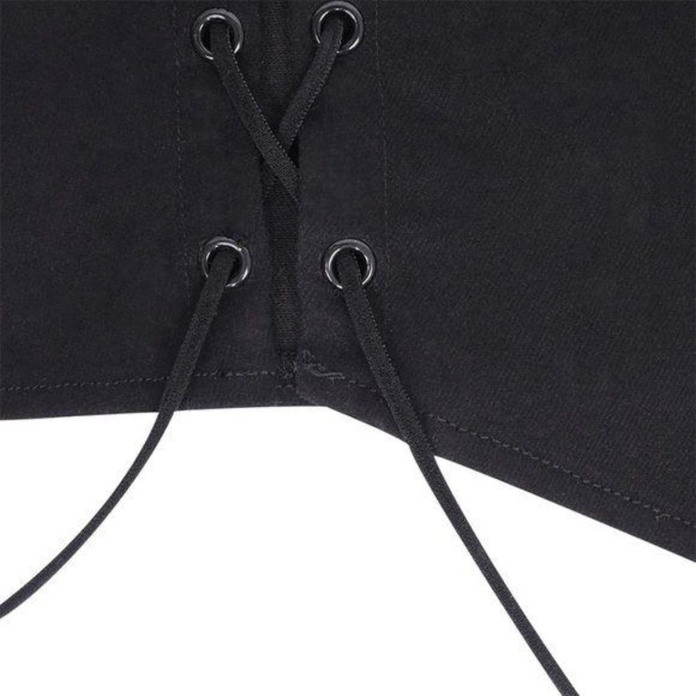 NEW Black Side Lace up Strapless Corset Top - Picture 11 of 14